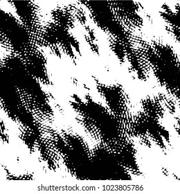 Grunge halftone black and white line texture background. Abstract stripe vector illustration Texture
