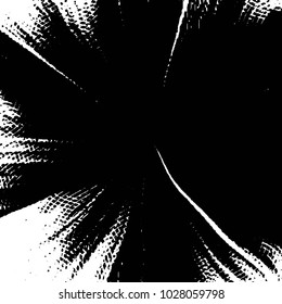 Grunge halftone black and white line texture background. Abstract stripe vector illustration Texture

