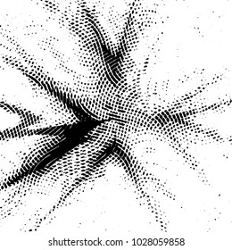 Grunge halftone black and white line texture background. Abstract stripe vector illustration Texture
