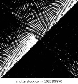 Grunge halftone black and white line texture background. Abstract stripe vector illustration Texture
