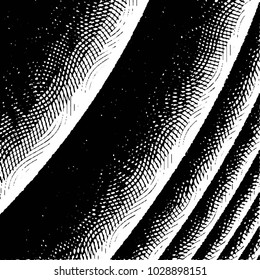Grunge halftone black and white line texture background. Abstract stripe vector illustration Texture
