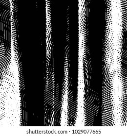 Grunge halftone black and white line texture background. Abstract stripe vector illustration Texture
