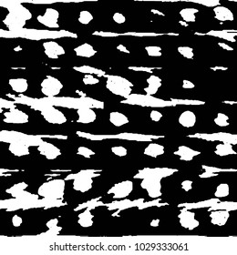Grunge halftone black and white line texture background. Abstract stripe vector illustration Texture
