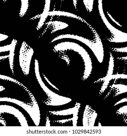 Grunge halftone black and white line texture background. Abstract stripe vector illustration Texture
