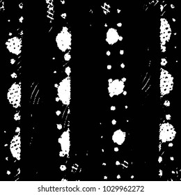 Grunge halftone black and white line texture background. Abstract stripe vector illustration Texture
