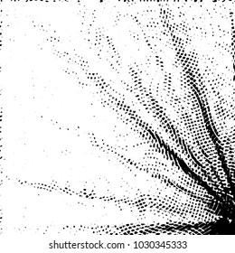 Grunge halftone black and white line texture background. Abstract stripe vector illustration Texture
