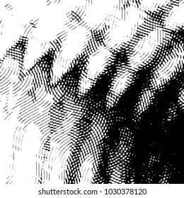 Grunge halftone black and white line texture background. Abstract stripe vector illustration Texture
