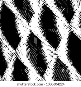 Grunge halftone black and white line texture background. Abstract stripe vector illustration Texture
