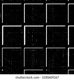 Grunge halftone black and white line texture background. Abstract stripe vector illustration Texture
