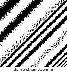 Grunge halftone black and white line texture background. Abstract stripe vector illustration Texture
