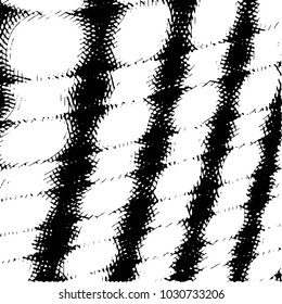 Grunge halftone black and white line texture background. Abstract stripe vector illustration Texture
