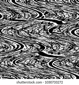 Grunge halftone black and white line texture background. Abstract stripe vector illustration Texture
