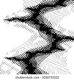 Grunge halftone black and white line texture background. Abstract stripe vector illustration Texture
