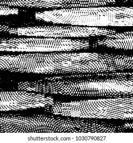 Grunge halftone black and white line texture background. Abstract stripe vector illustration Texture
