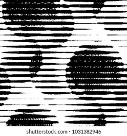 Grunge halftone black and white line texture background. Abstract stripe vector illustration Texture
