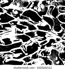 Grunge halftone black and white line texture background. Abstract stripe vector illustration Texture
