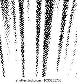 Grunge halftone black and white line texture background. Abstract stripe vector illustration Texture
