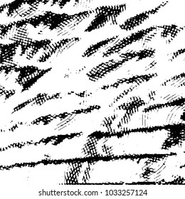 Grunge halftone black and white line texture background. Abstract stripe vector illustration Texture
