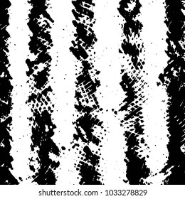 Grunge halftone black and white line texture background. Abstract stripe vector illustration Texture
