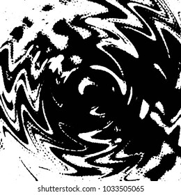 Grunge halftone black and white line texture background. Abstract stripe vector illustration Texture
