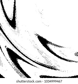 Grunge halftone black and white line texture background. Abstract stripe vector illustration Texture
