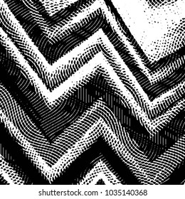Grunge halftone black and white line texture background. Abstract stripe vector illustration Texture
