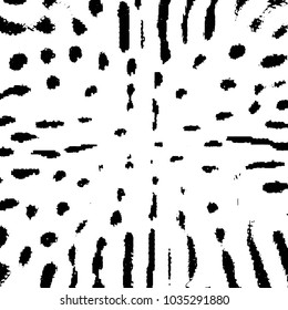 Grunge halftone black and white line texture background. Abstract stripe vector illustration Texture
