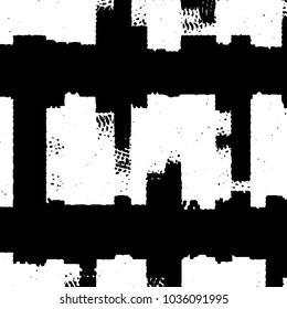 Grunge halftone black and white line texture background. Abstract stripe vector illustration Texture
