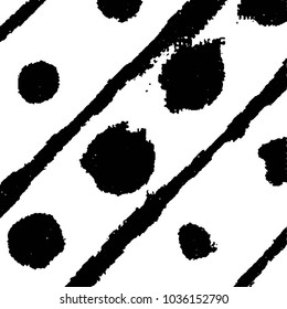 Grunge halftone black and white line texture background. Abstract stripe vector illustration Texture
