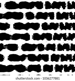 Grunge halftone black and white line texture background. Abstract stripe vector illustration Texture
