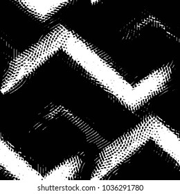 Grunge halftone black and white line texture background. Abstract stripe vector illustration Texture
