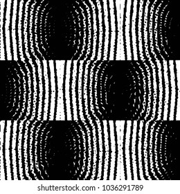 Grunge halftone black and white line texture background. Abstract stripe vector illustration Texture

