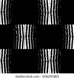 Grunge halftone black and white line texture background. Abstract stripe vector illustration Texture

