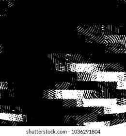 Grunge halftone black and white line texture background. Abstract stripe vector illustration Texture
