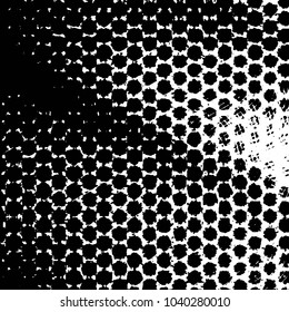 Grunge halftone black and white line texture background. Abstract stripe vector illustration Texture