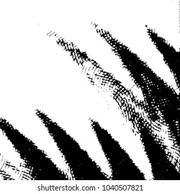 Grunge halftone black and white line texture background. Abstract stripe vector illustration Texture
