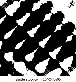Grunge halftone black and white line texture background. Abstract stripe vector illustration Texture
