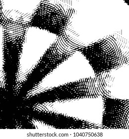 Grunge halftone black and white line texture background. Abstract stripe vector illustration Texture
