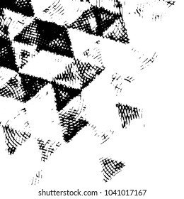 Grunge halftone black and white line texture background. Abstract stripe vector illustration Texture
