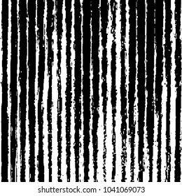 Grunge halftone black and white line texture background. Abstract stripe vector illustration Texture
