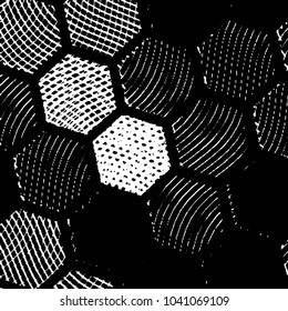 Grunge halftone black and white line texture background. Abstract stripe vector illustration Texture
