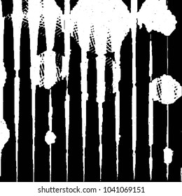 Grunge halftone black and white line texture background. Abstract stripe vector illustration Texture
