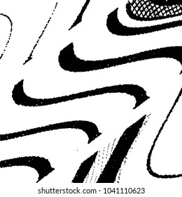 Grunge halftone black and white line texture background. Abstract stripe vector illustration Texture
