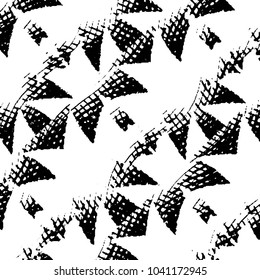 Grunge halftone black and white line texture background. Abstract stripe vector illustration Texture
