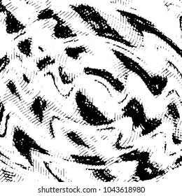 Grunge halftone black and white line texture background. Abstract stripe vector illustration Texture
