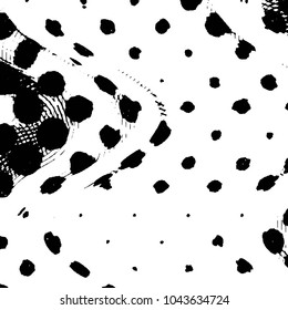 Grunge halftone black and white line texture background. Abstract stripe vector illustration Texture
