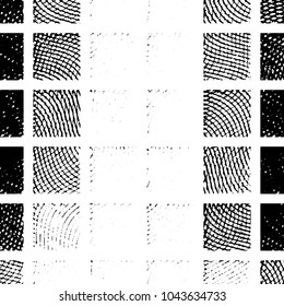 Grunge halftone black and white line texture background. Abstract stripe vector illustration Texture
