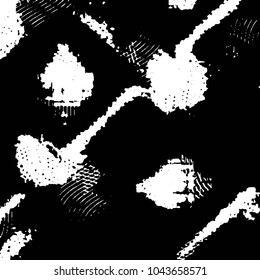 Grunge halftone black and white line texture background. Abstract stripe vector illustration Texture
