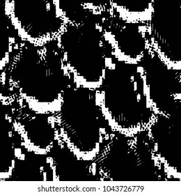 Grunge halftone black and white line texture background. Abstract stripe vector illustration Texture
