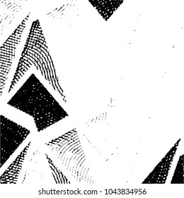 Grunge halftone black and white line texture background. Abstract stripe vector illustration Texture
